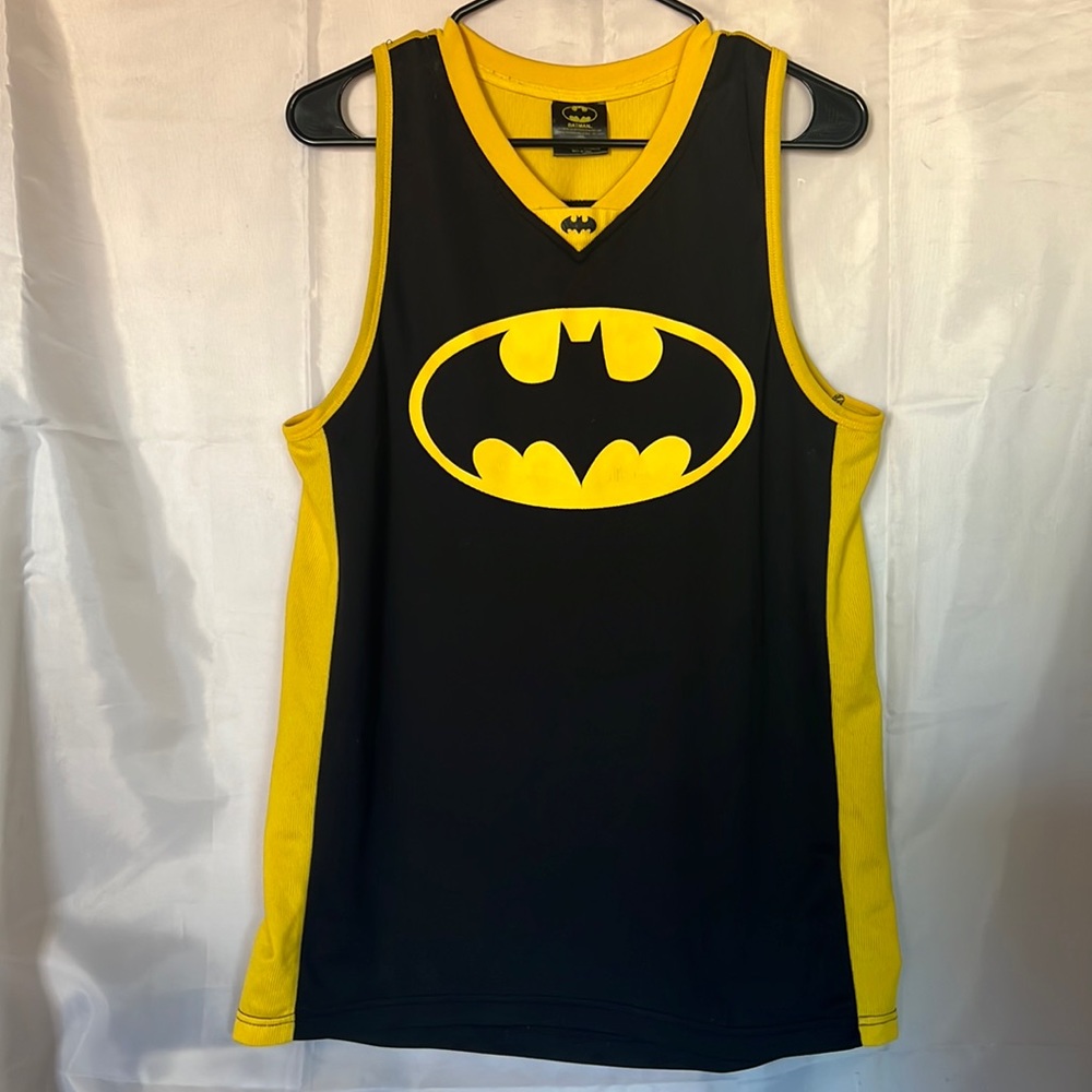 Batman jersey tank top shirt size S